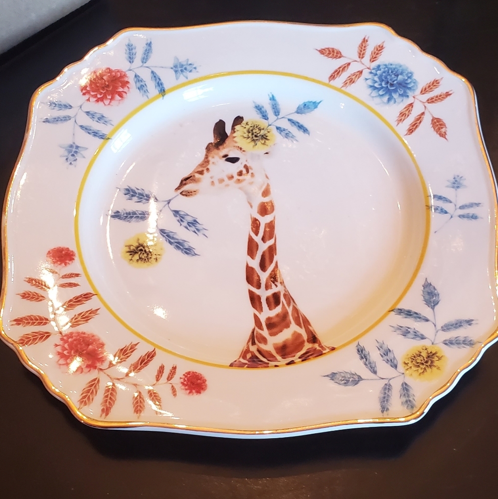 Anthropologie Lou Rota giraffe 🦒 plate
